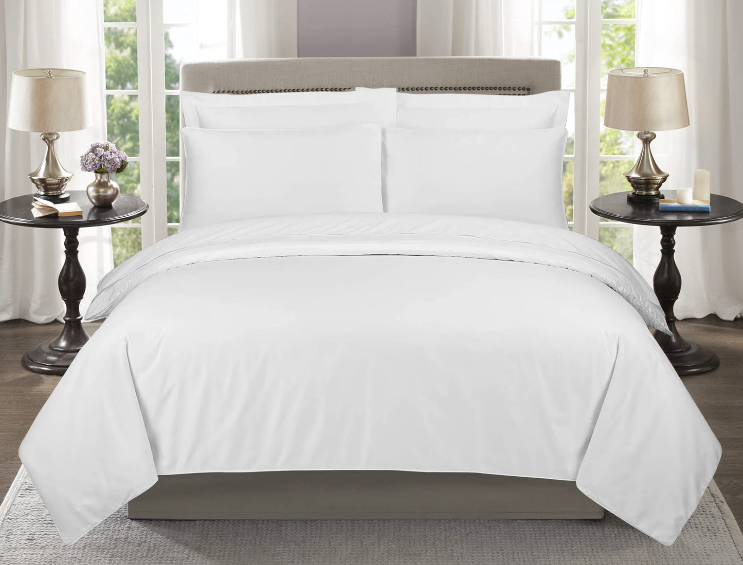 White Dyed Duvet Cover