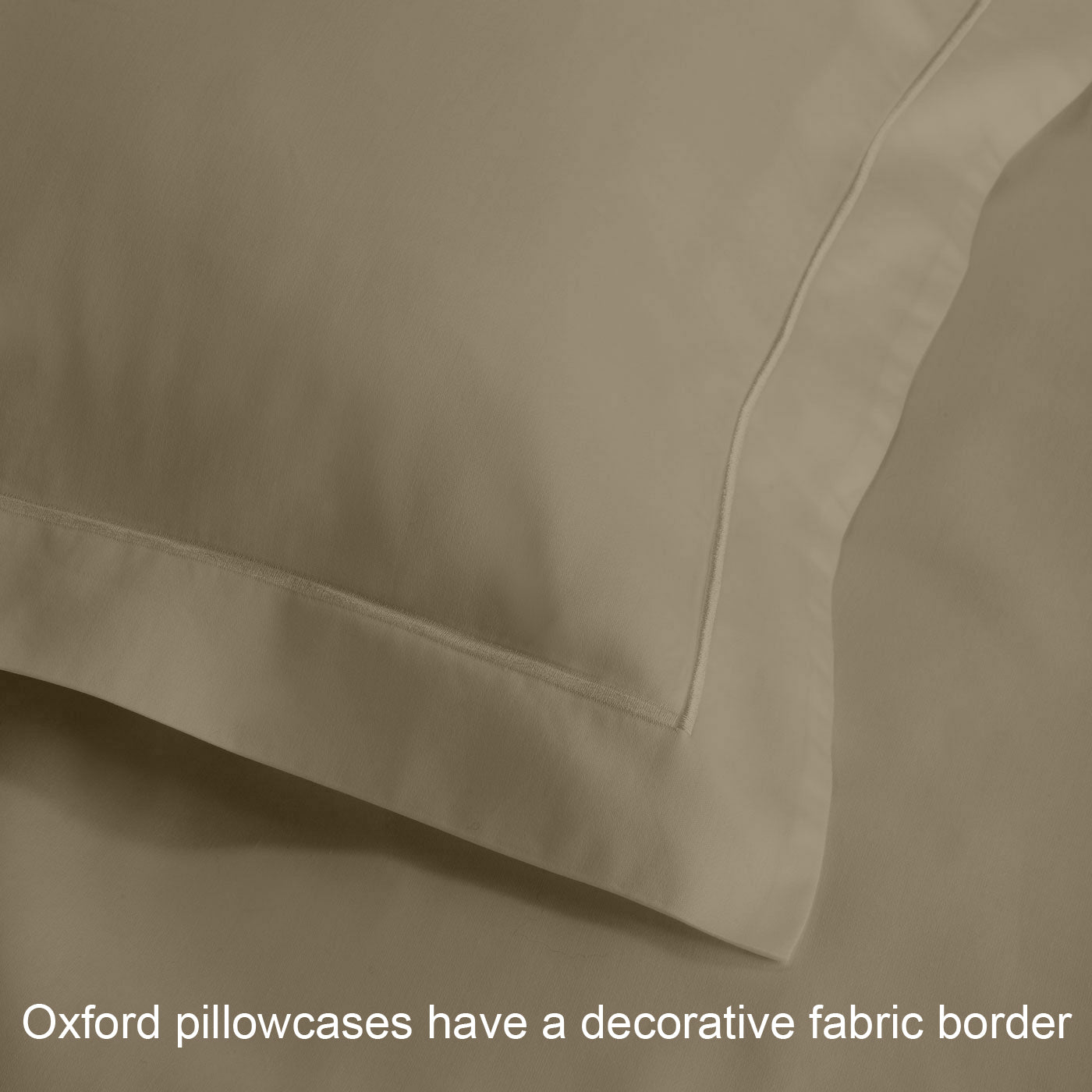 Bronze Dyed Oxford Pillowcase