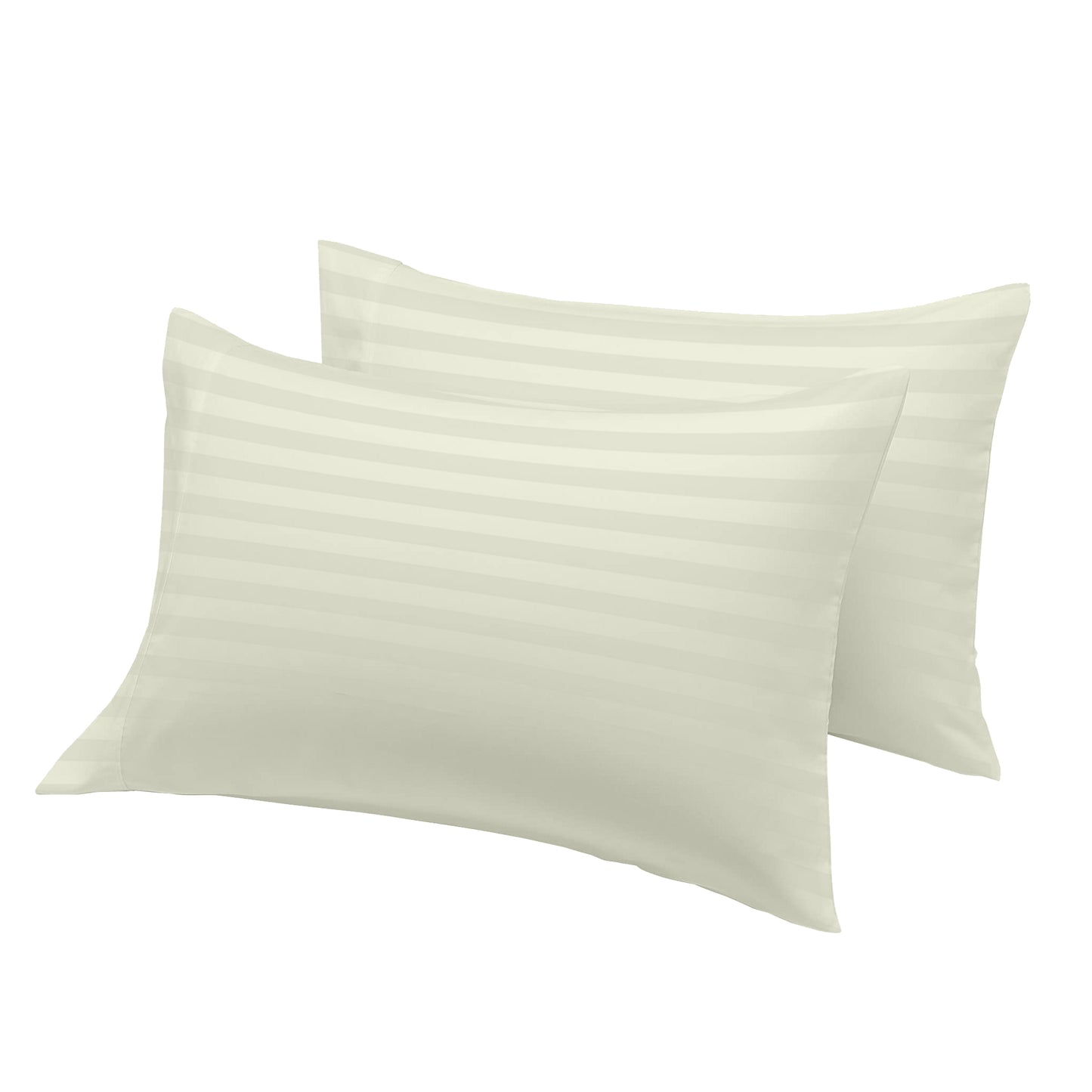 Cream Stripe Standered Sateen Pillowcase