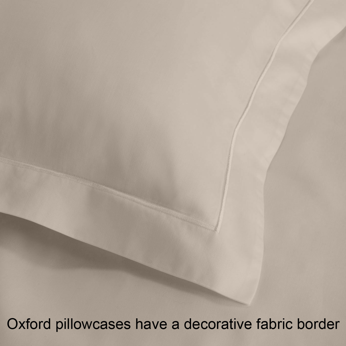 Ivory Dyed Oxford Pillowcase