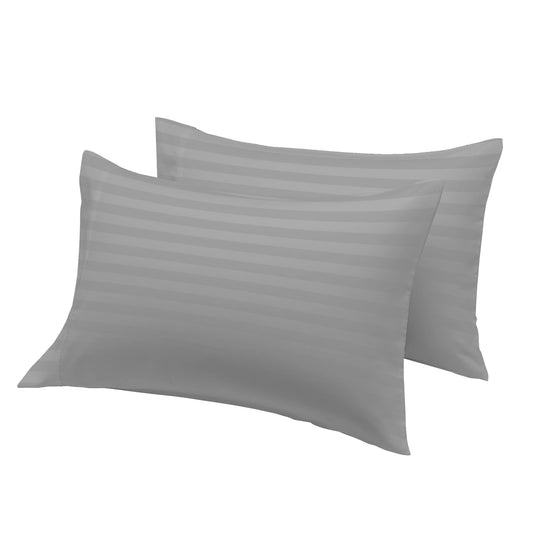 Silver Stripe Standered Sateen Pillowcase