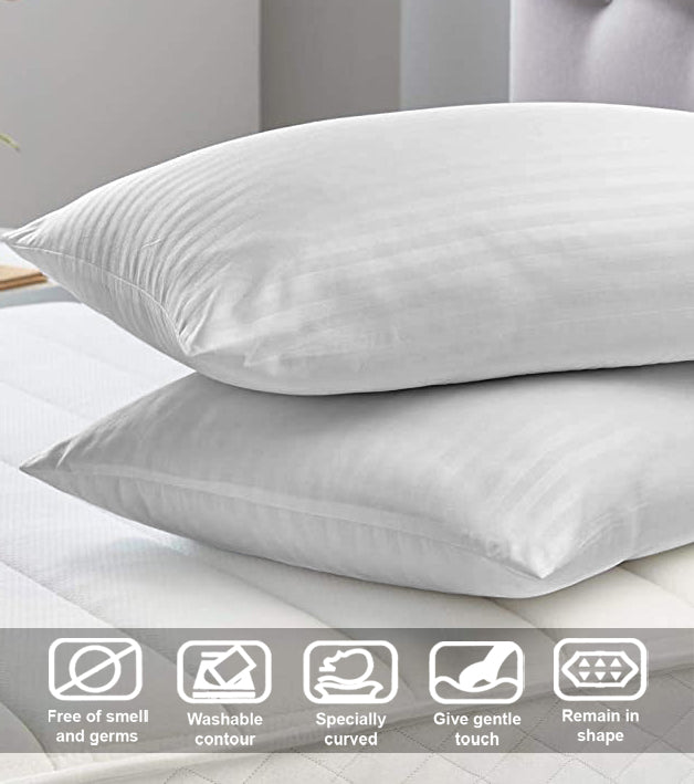 White Stripe Standered Sateen Pillowcase